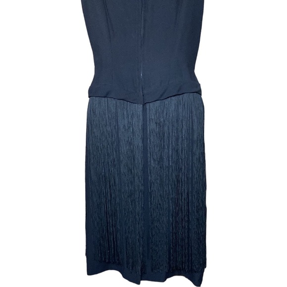 Vintage | Black Fringe Dress Flapper Costume XS - Picture 4 of 16